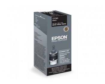 Чернила Epson T7741 Pig BK Ink Bottle (140 мл, 6000 стр.) для M1xx/M2xx/L1455/L6xx