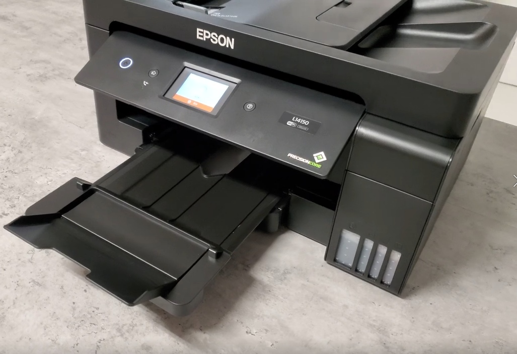 Epson L14150. Лотки для разных типов бумаг